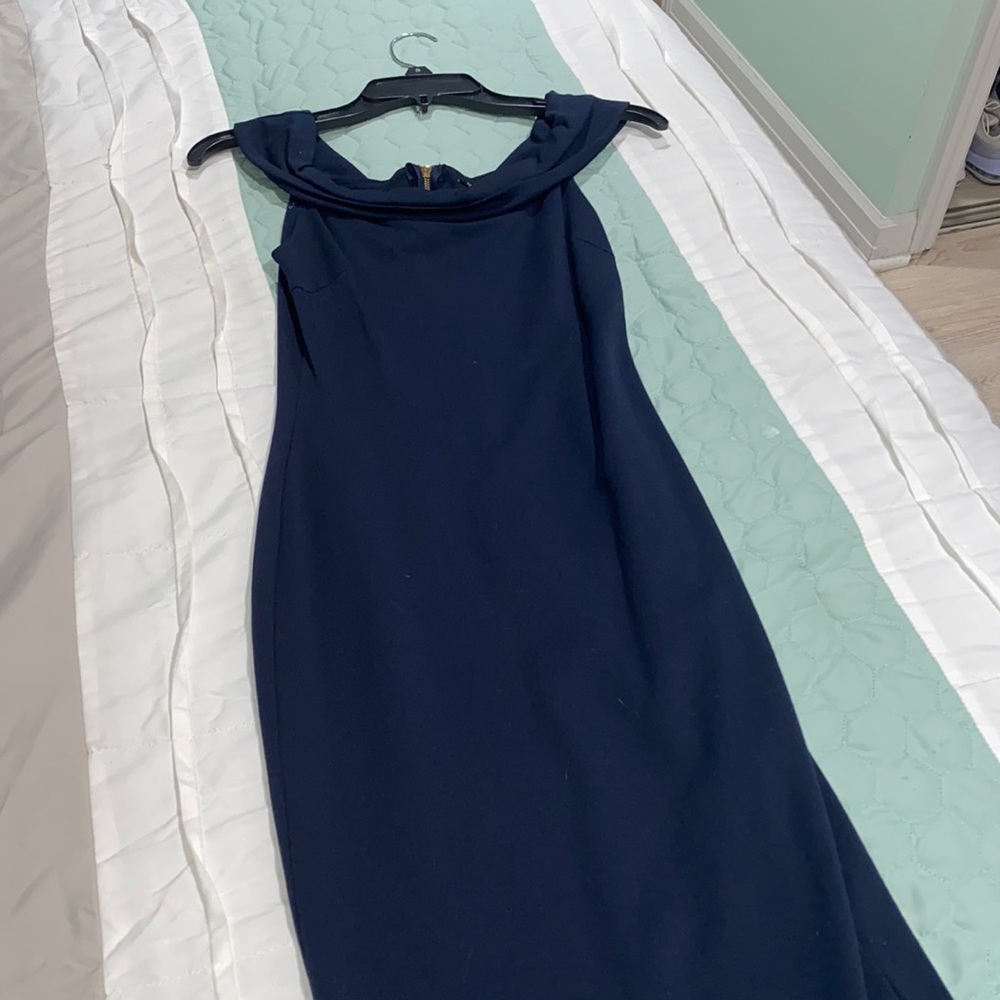 Off the shoulder midi dress